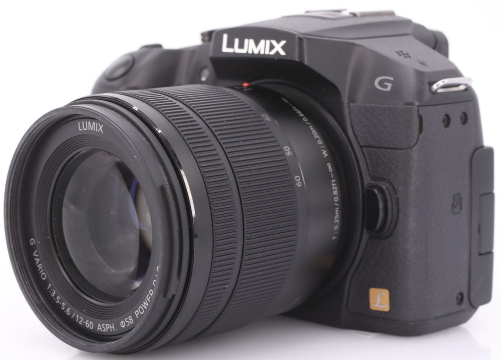 Panasonic Lumix DMC-G6 zwart + 12-60mm ASPH Power OIS occasion