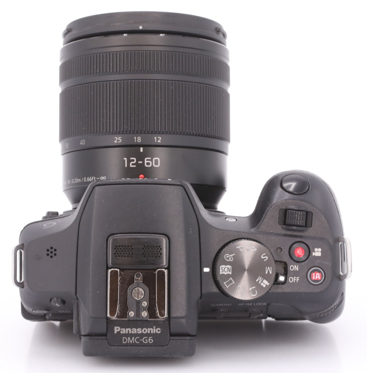 Panasonic Lumix DMC-G6 zwart + 12-60mm ASPH Power OIS occasion