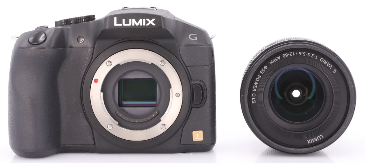 Panasonic Lumix DMC-G6 zwart + 12-60mm ASPH Power OIS occasion