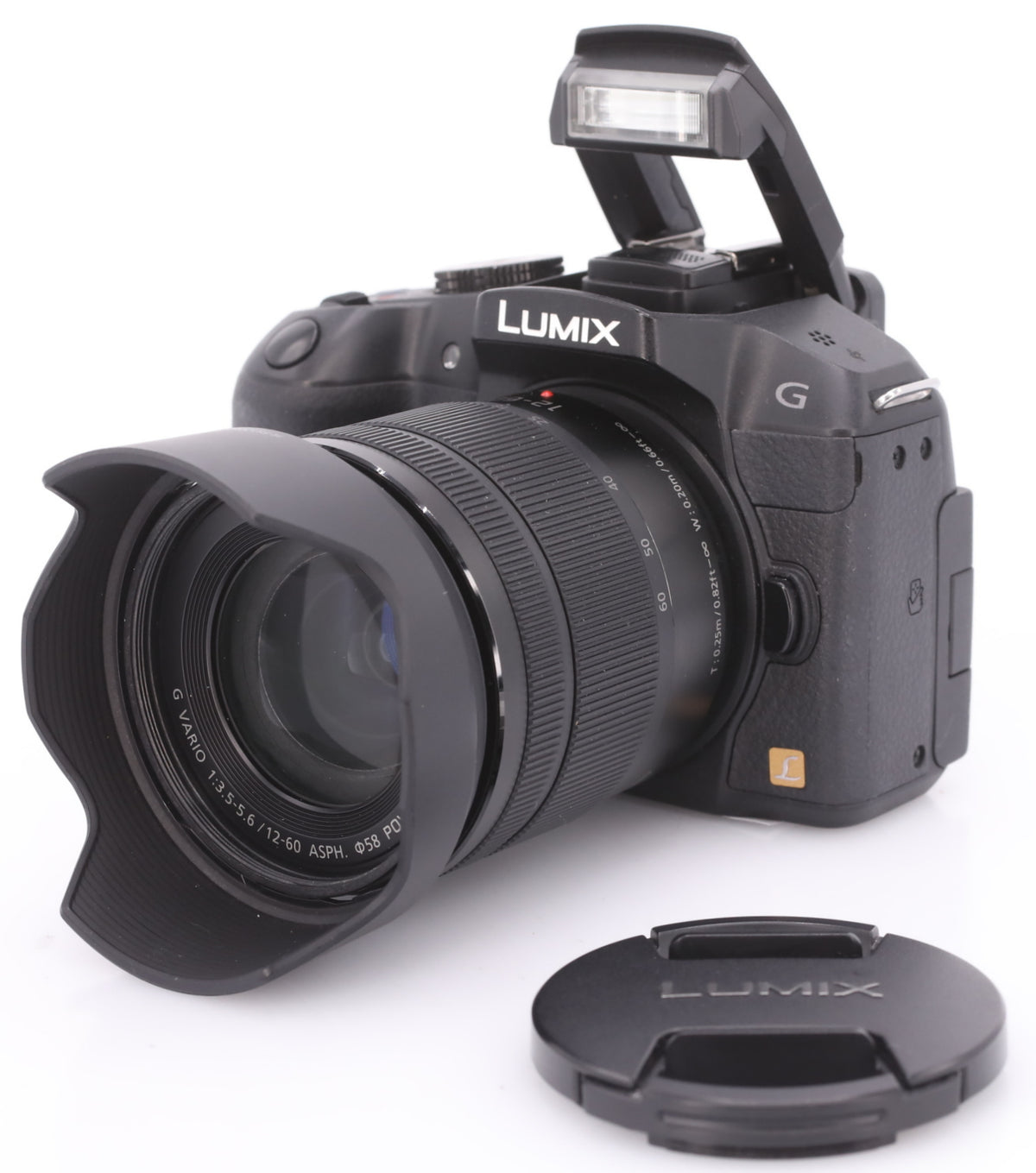Panasonic Lumix DMC-G6 zwart + 12-60mm ASPH Power OIS occasion
