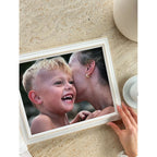 Deknudt Photo frame white with natural colour accent 13x18 S221H1