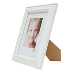 Deknudt Fotorahmen weiß mit naturfarbenem Akzent 18x24 S221H1