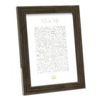 Deknudt Narrow frame in grey-brown root wood color 13x18