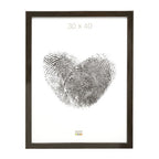 Deknudt Narrow frame in grey-brown root wood color 13x18