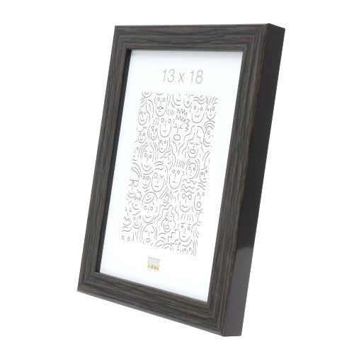 Deknudt Narrow frame in grey-brown root wood 20x30