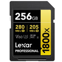 Lexar Professional Gold SD-Karte UHS-II - R280/W205 MB/s - 256GB - V60