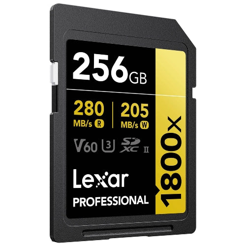 Lexar Professional Gold SD-Karte UHS-II - R280/W205 MB/s - 256GB - V60