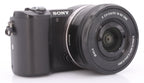 Sony A5000 body zwart + 16-50mm F/3.5-5.6 OSS zwart occasion