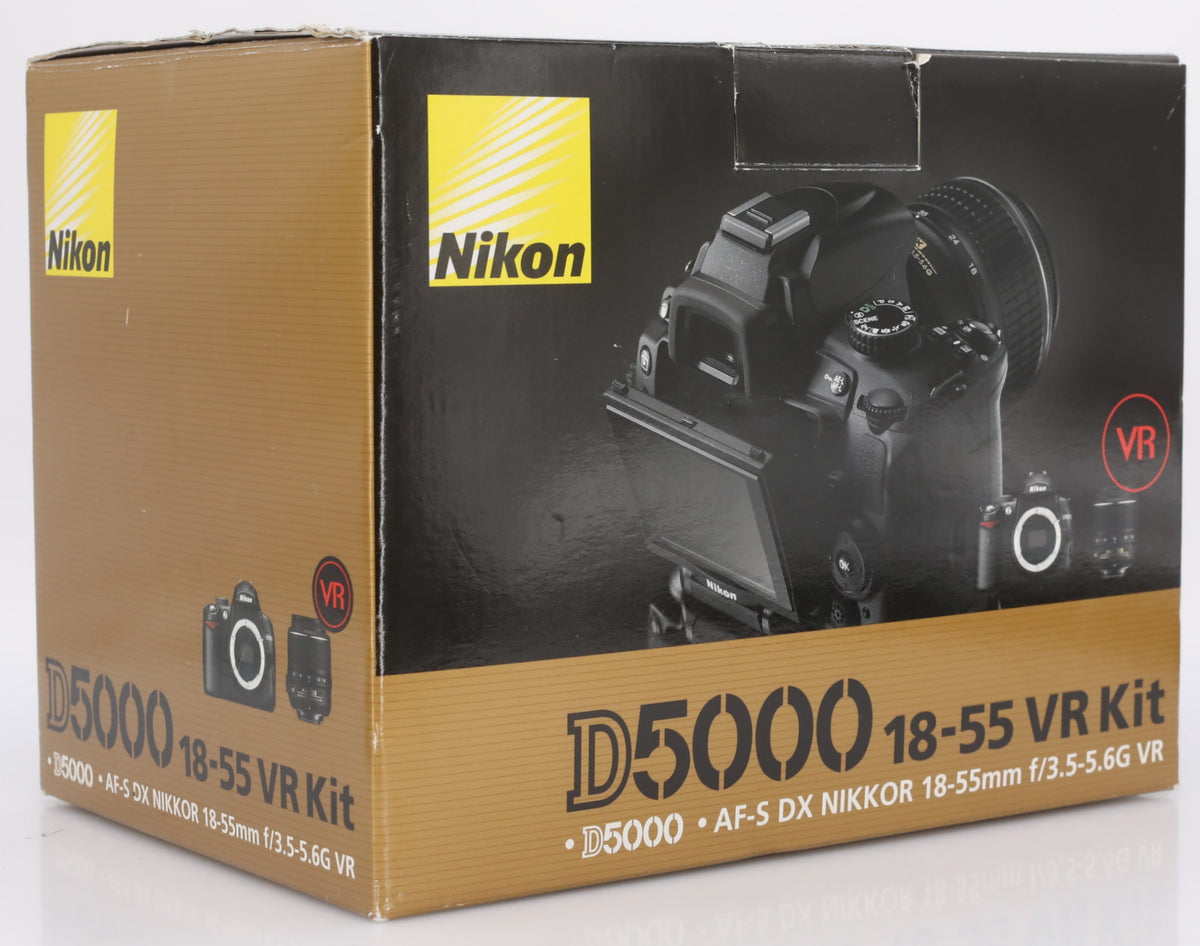 Nikon D5000 + AF-S 18-55mm F/3.5-5.6G DX VR occasion