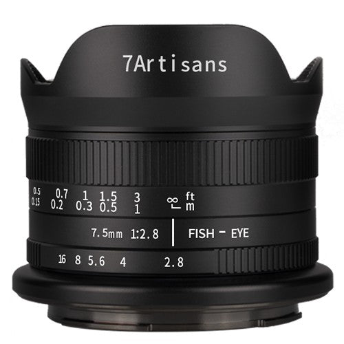 7artisans 7,5mm f/2,8 Mark II Nikon (Z Mount) Schwarz