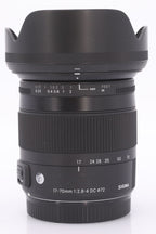 Sigma 17-70mm F/2.8-4 DC Macro Contemporary OS HSM Canon occasion