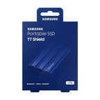 Samsung Portable SSD T7 Shield 2TB blau