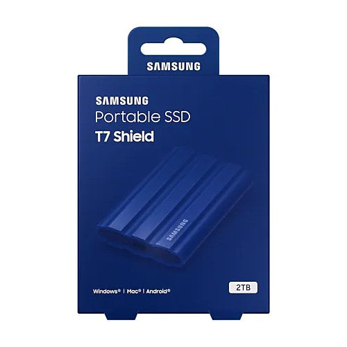 Samsung Portable SSD T7 Shield 2TB blau