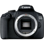 Canon EOS 2000D + EF-S 18-55mm F/4-5.6 IS STM compact