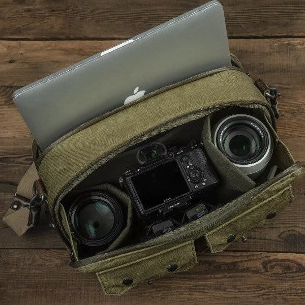 Wotancraft Scout Kameratasche – Olivgrün