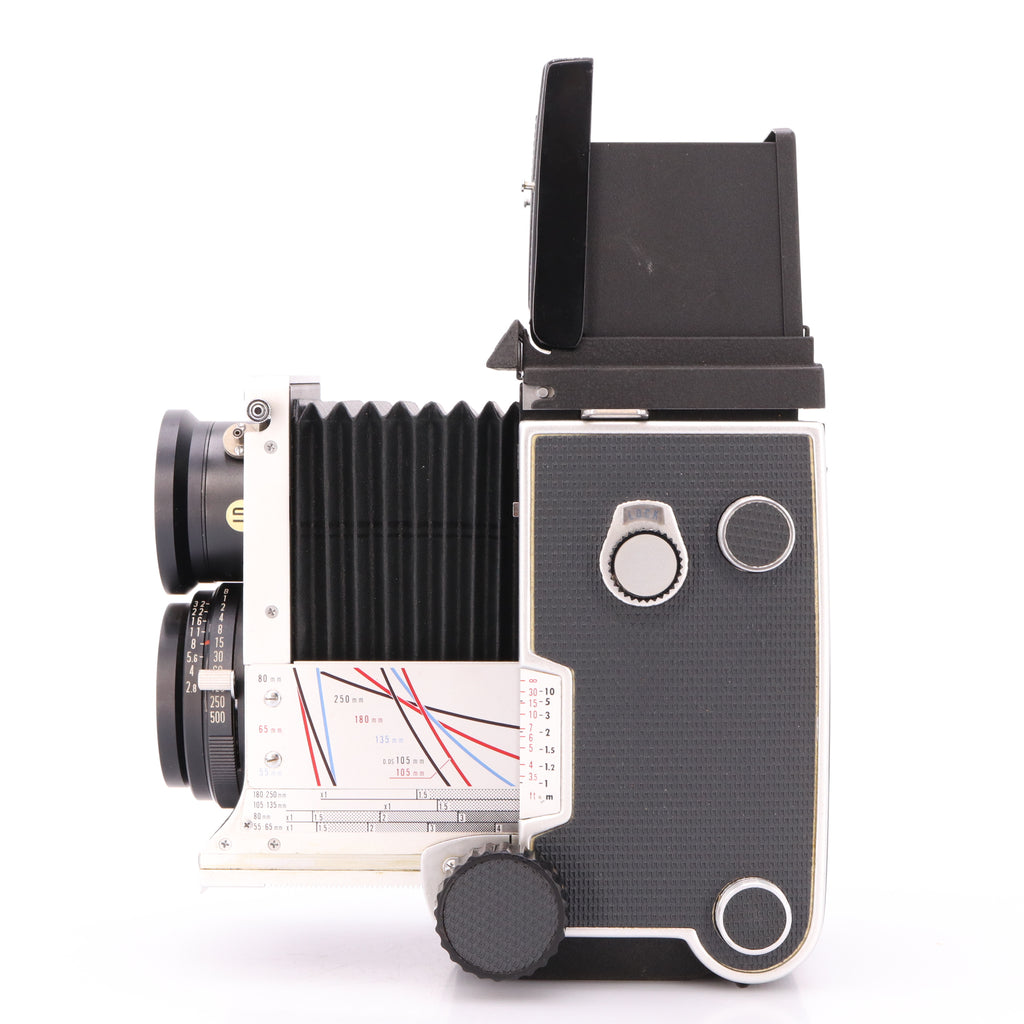 Mamiya C220 Professional + 55mm, 80mm, 135mm en 250mm occasion
