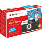 AgfaPhoto Reusable Half Frame Photo Kamera, schwarz, Analog