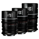Laowa Nanomorph S35 Bundle (27,35,50mm) (Silber) (Cine) Sony E