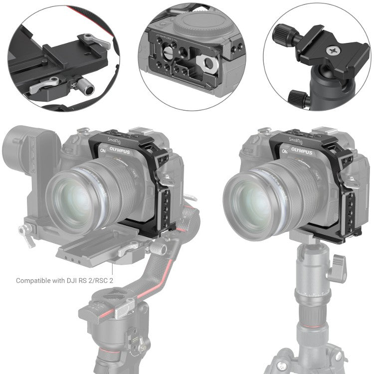 SmallRig Camera Cage for OM SYSTEM OM-1 3948