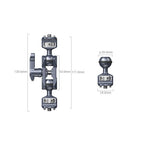 SmallRig Magic Arm mit Doppelkugelkopf (1/4"-20-Schrauben) 3873