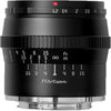 TTArtisan APS-C 50mm f/1.2 Canon RF Mount schwarz