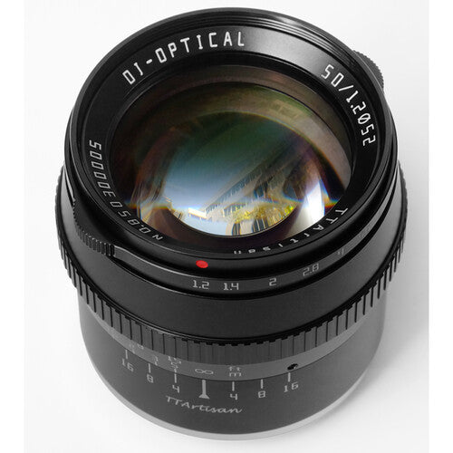 TTArtisan APS-C 50mm f/1.2 Canon RF Mount schwarz