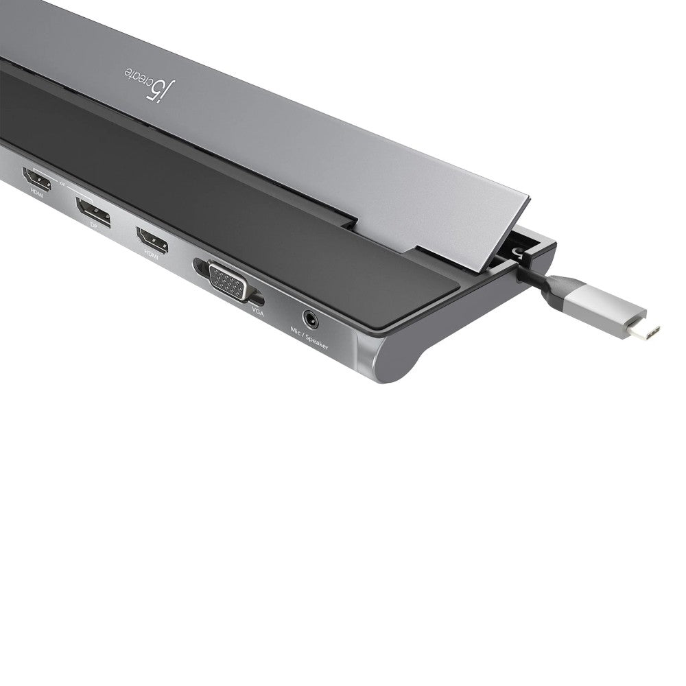 j5create USB-C™ Triple Display Docking Station mit 100W PD Adapter - EU