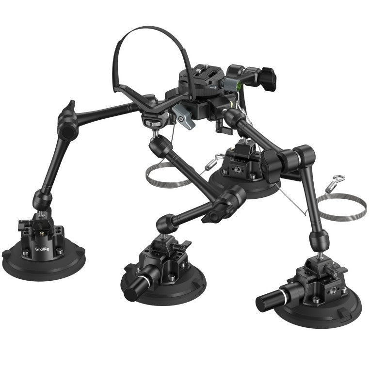 SmallRig 3565 4-Arm-Saugnapf-Kamerahalterungsset SC-15K