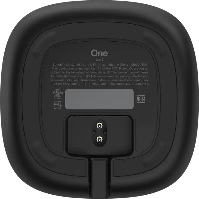Sonos One Zwart (Gen 2)