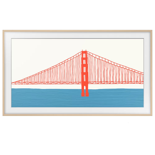 Samsung Frame lijst Beige 50 inch VG-SCFA50BEBXC
