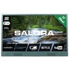 Salora LANGATON32MG Draagbare TV met accu - Groen