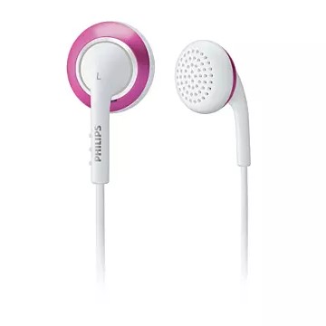 Philips SHE2648/27 In-Ear Earbuds Pink/White