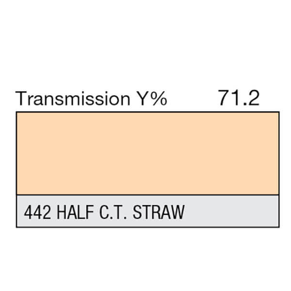 Lee 442 Half C.T. Straw Vollblatt