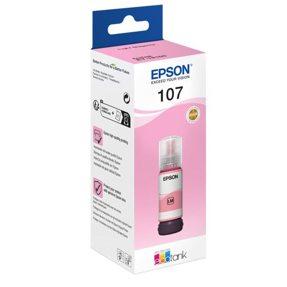 EPSON 107 EcoTank Light Magenta Tintenflasche