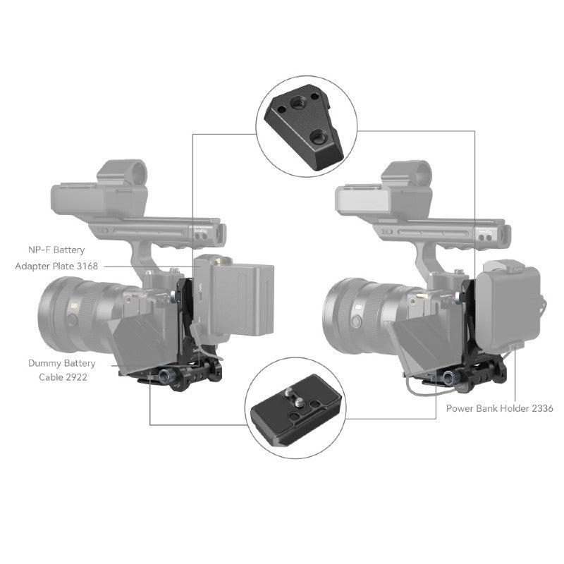 SmallRig Kompaktes V-Mount Akku-Montagesystem 4064
