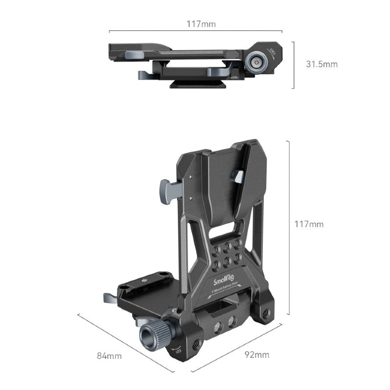 SmallRig Kompaktes V-Mount Akku-Montagesystem 4064
