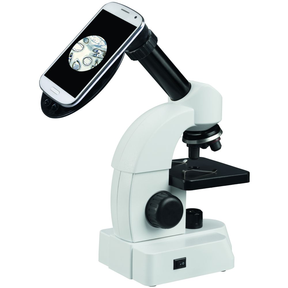 Bresser Junior 40-640x Microscope with Smart Accessorees with QR Code for Extra Information