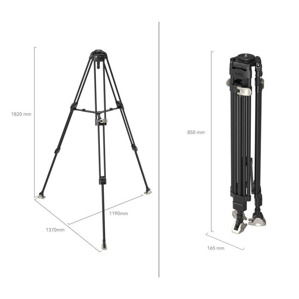 SmallRig FreeBlazer Hochleistungs-Stativ aus Kohlefaser 4167