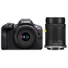Canon EOS R100 SCHWARZ + RF-S 18-45 IS STM + RF-S 55-210mm f/5-7.1 IS STM