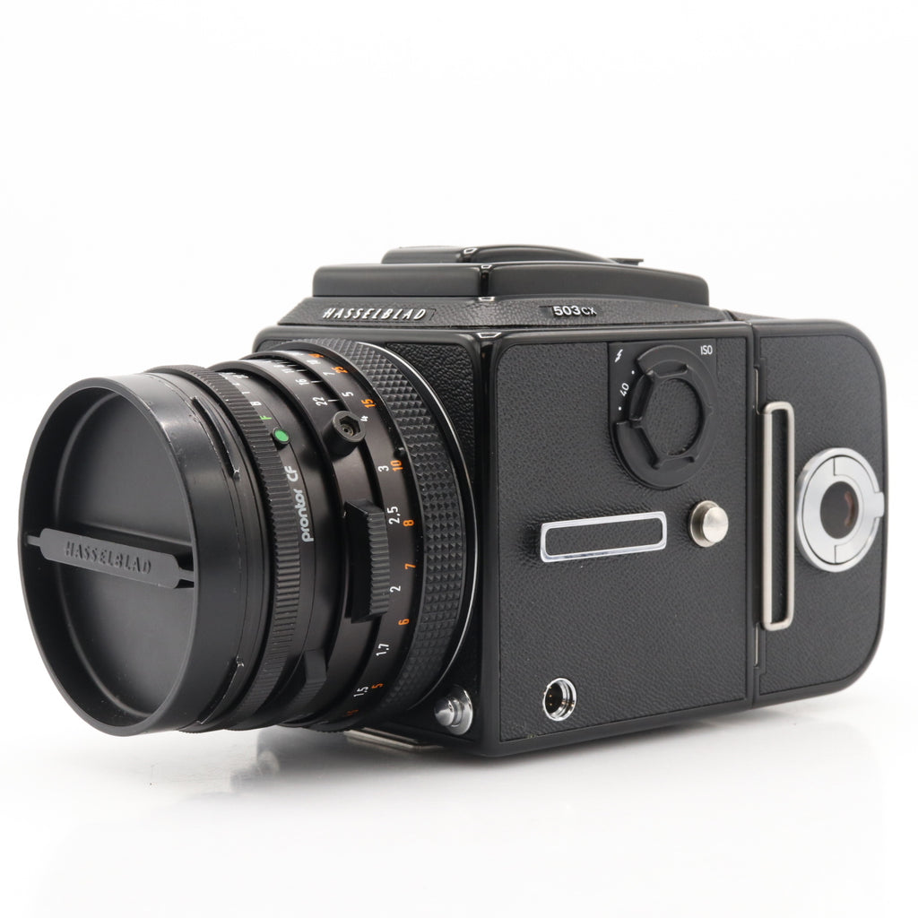 Hasselblad 503CX + 80mm F/2.8 Planar CF + A12 filmback occasion