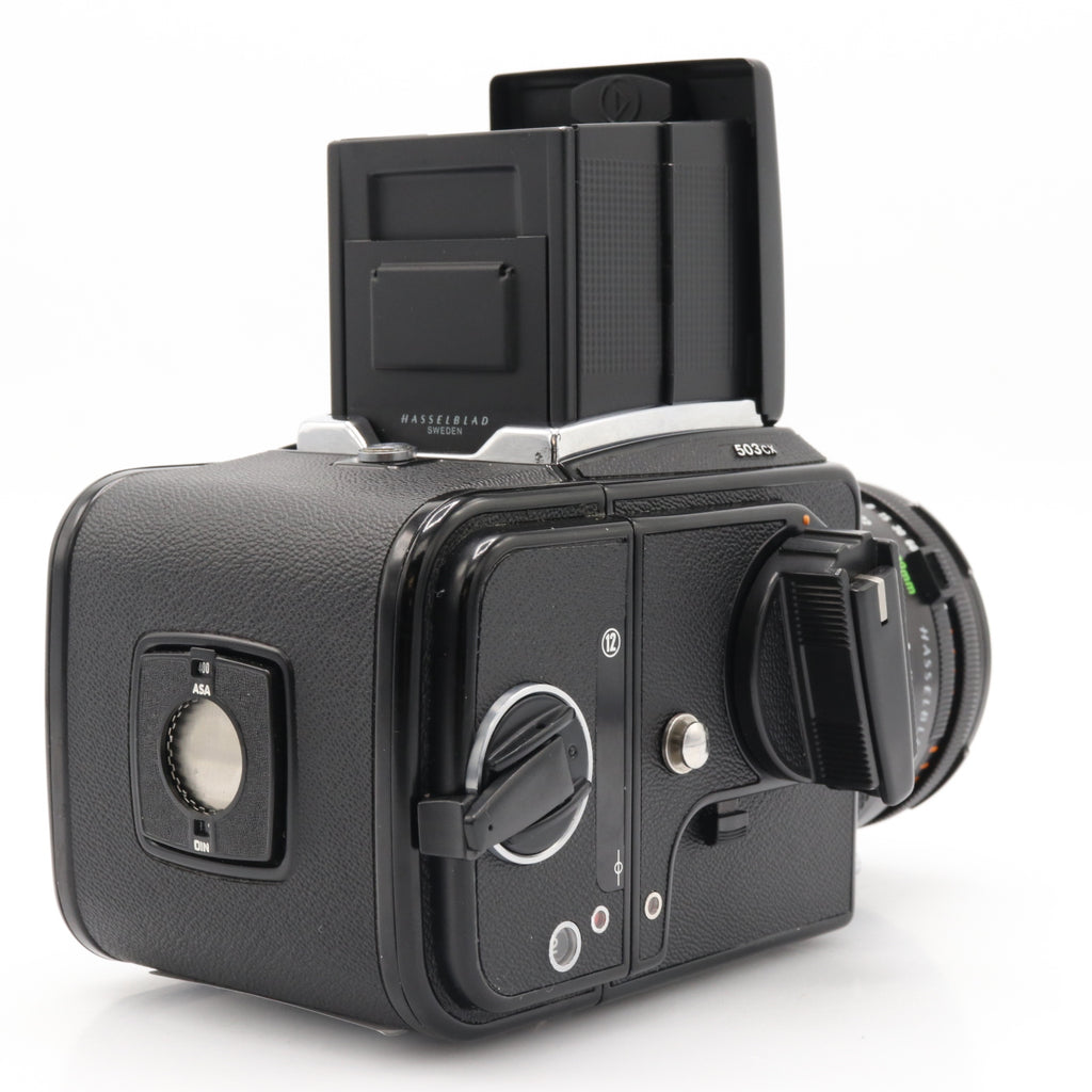 Hasselblad 503CX + 80mm F/2.8 Planar CF + A12 filmback occasion
