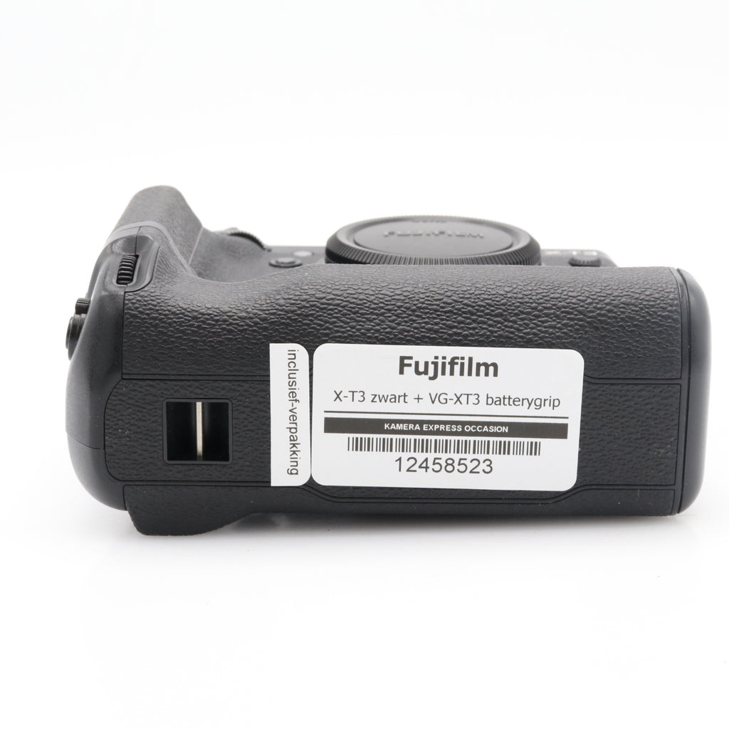 Fujifilm X-T3 zwart + VG-XT3 batterygrip occasion