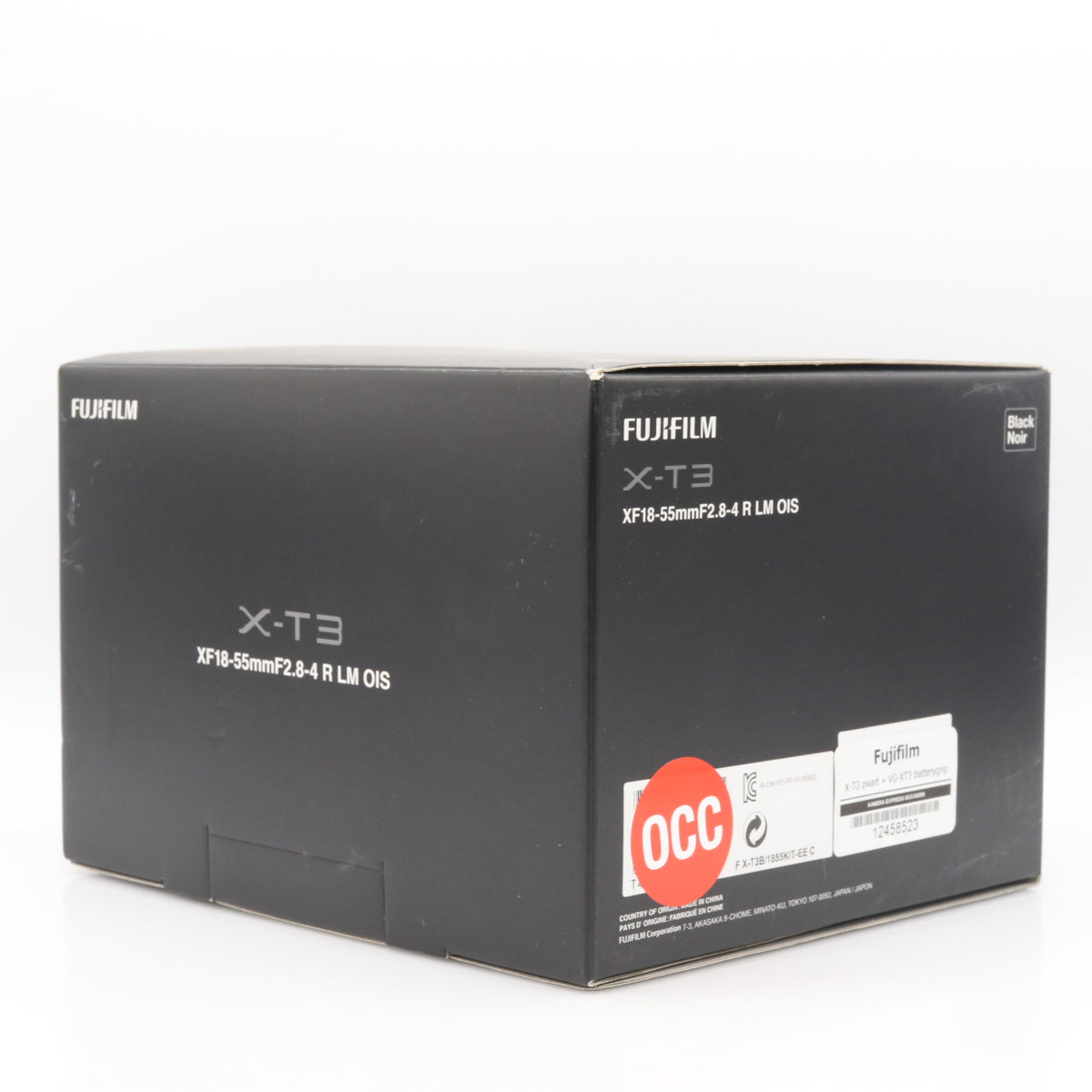 Fujifilm X-T3 zwart + VG-XT3 batterygrip occasion