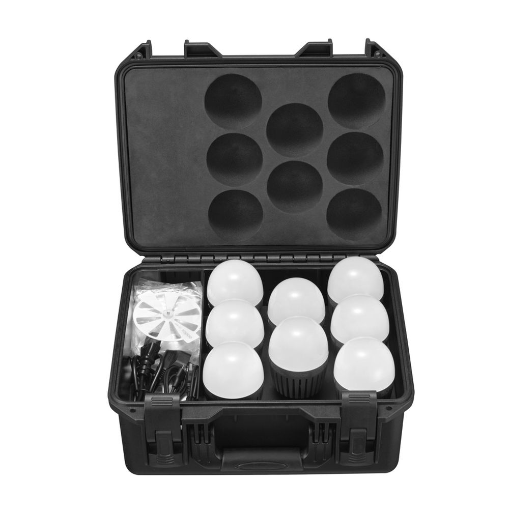 Godox C7R-K8B KNOWLED RGBWW Creative Bulb 8 Light Kit (E27)