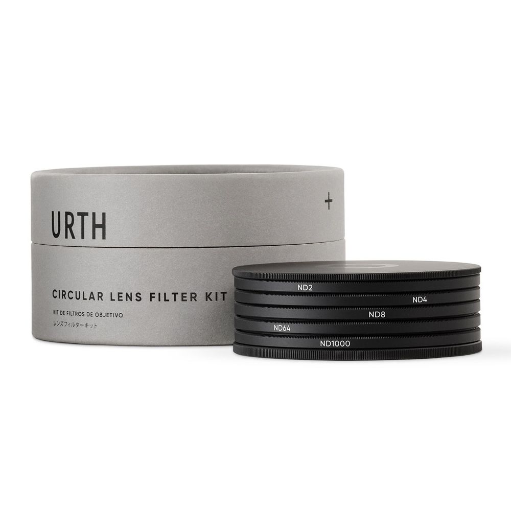 Urth 62mm ND2, ND4, ND8, ND64, ND1000 Lens Filter Kit (Plus+)