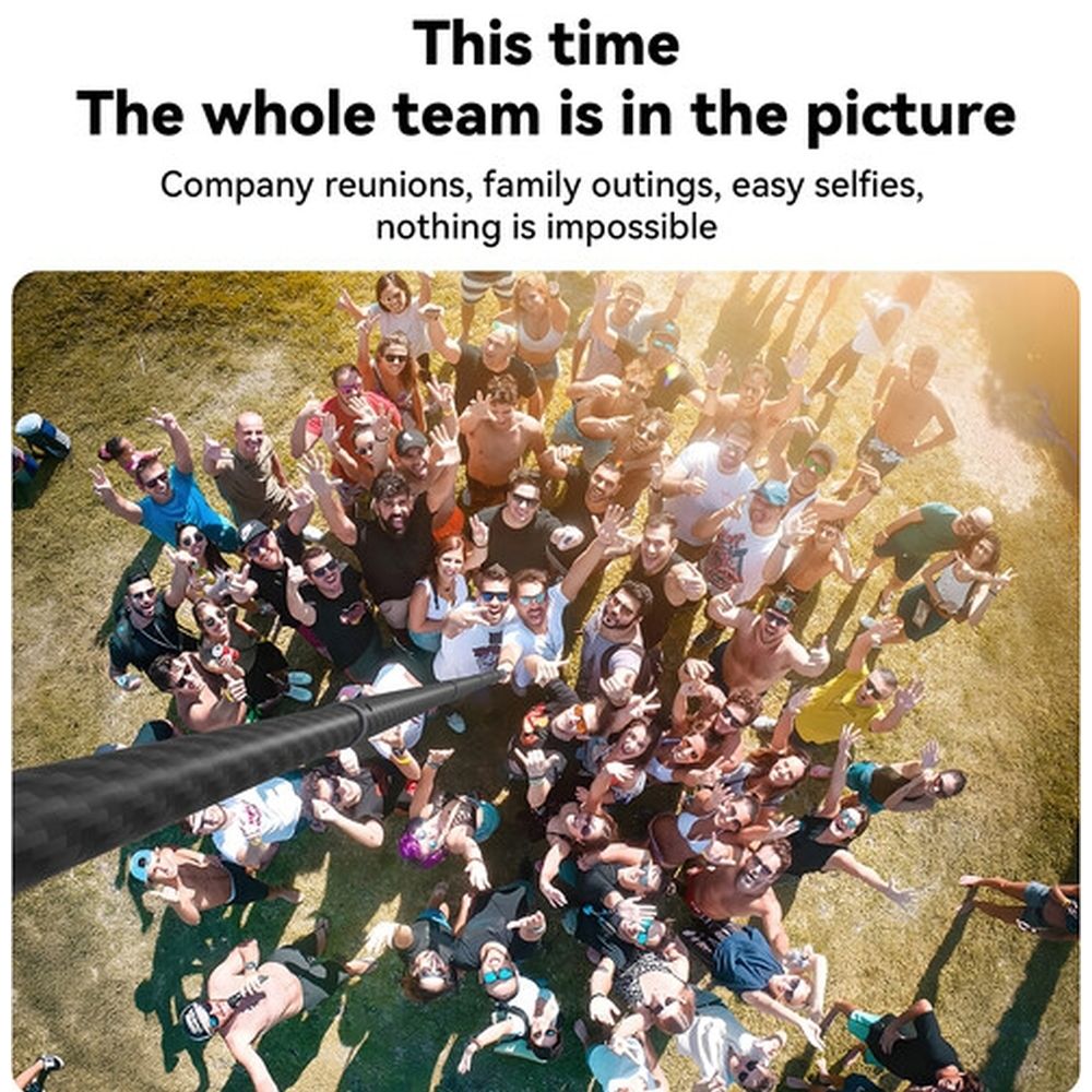 Telesin Premium Selfie-Stick Carbon (300 cm)