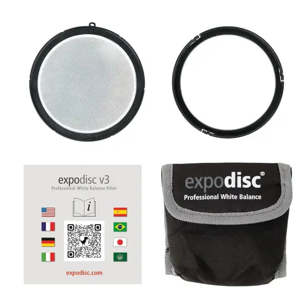 Expodisc v3.0 77mm professioneller Weißabgleichsfilter