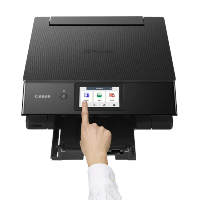 Canon PIXMA TS8750 Wi-Fi Inkjet Drucker, Black