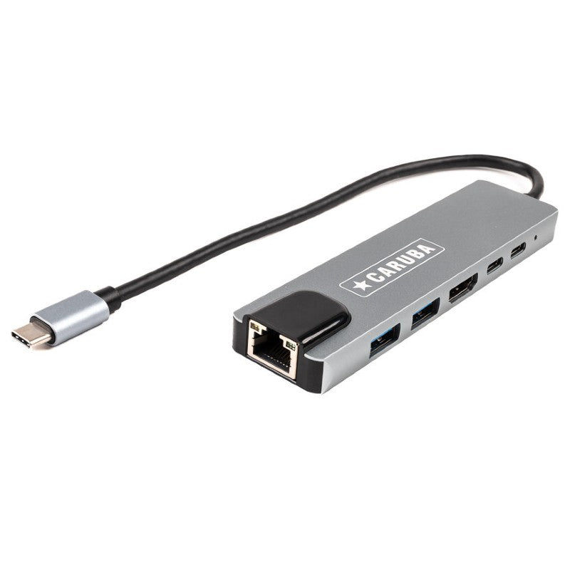 Caruba 6-in-1 USB-C Hub mit Ethernet