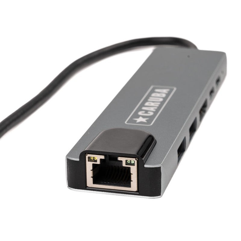 Caruba 6-in-1 USB-C Hub mit Ethernet